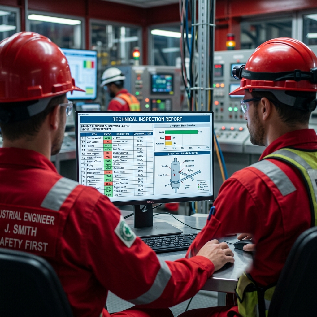 Quality assurance and inspection steps