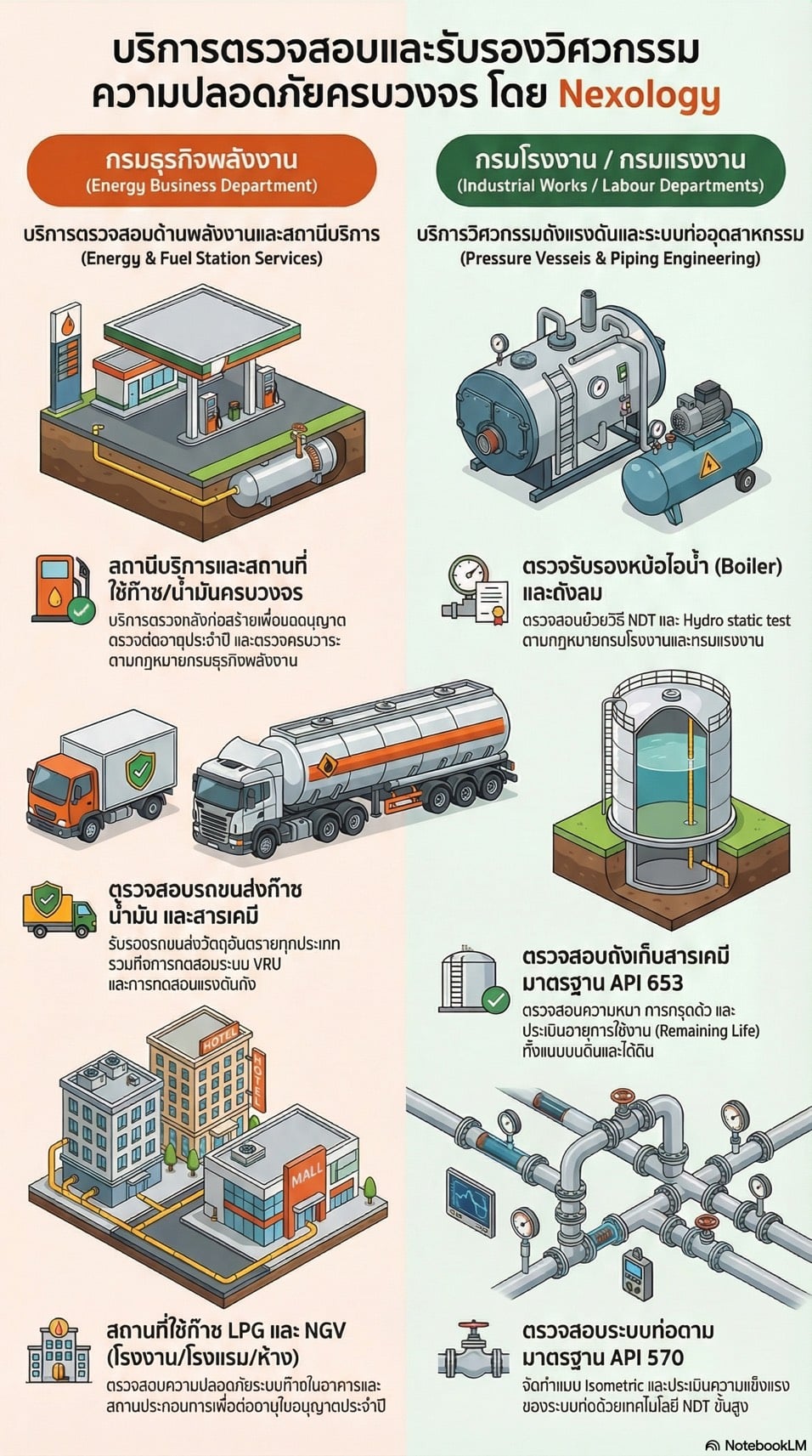 อินโฟกราฟิกรายละเอียดความสามารถในการให้บริการ